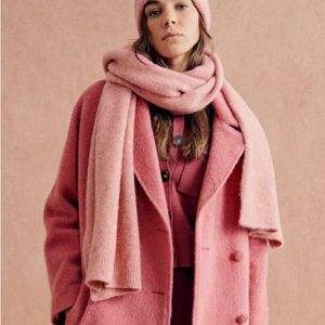 Sezane MARIANNE MAXI SCARF blush
